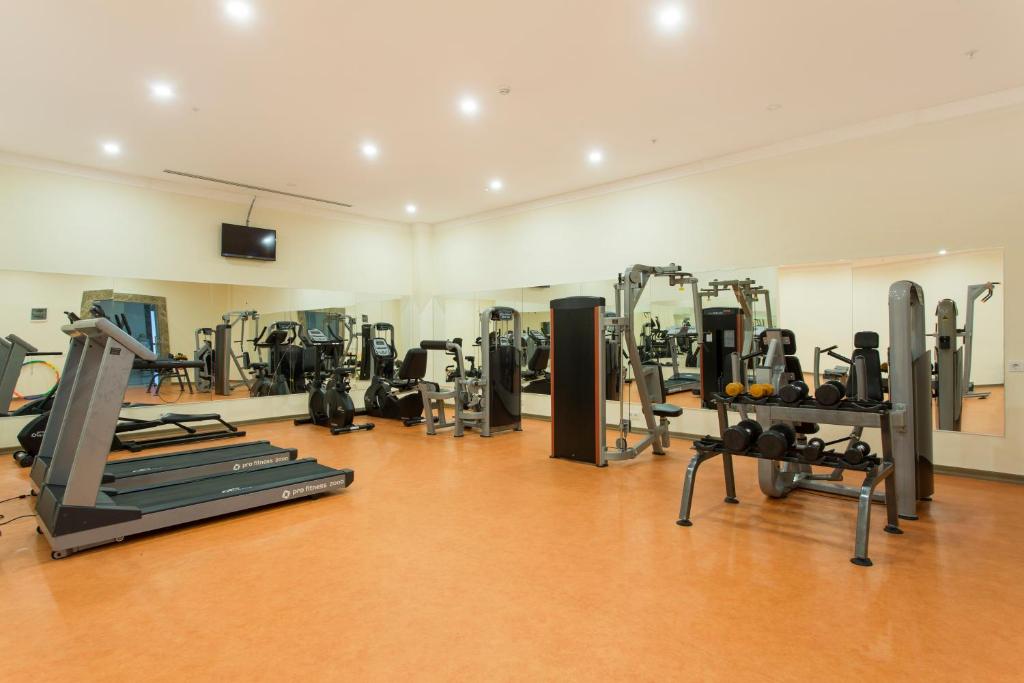 Fitness centrum a/nebo fitness zařízení v ubytování Kemer Dream Hotel