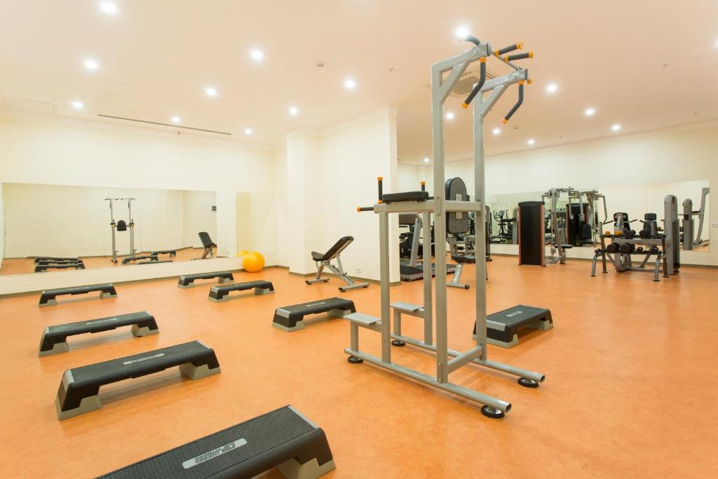 Fitness centrum a/nebo fitness zařízení v ubytování Kemer Dream Hotel