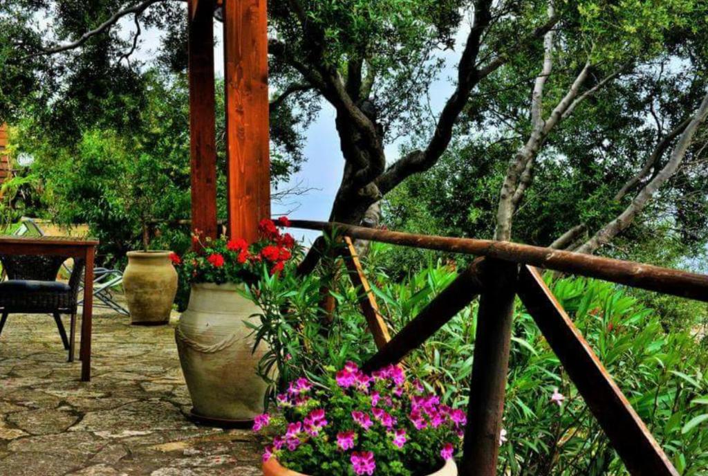 Zahrada ubytování B&B Tre Giummare