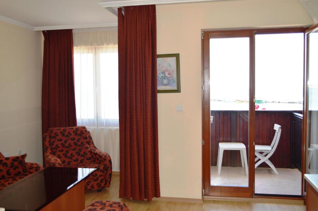 Posezení v ubytování Stankoff Hotel