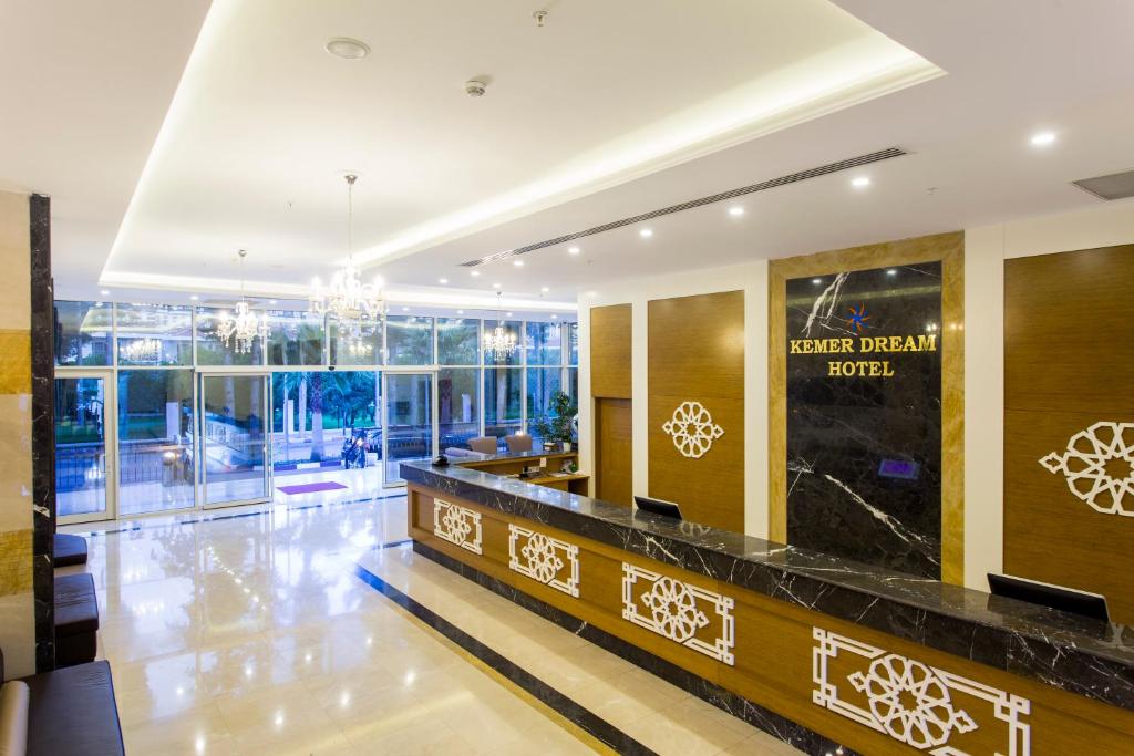 Vstupní hala nebo recepce v ubytování Kemer Dream Hotel