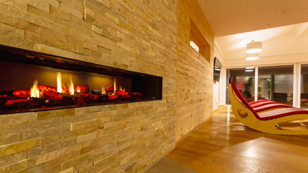 Posezení v ubytování Romantik Hotel Rindenmühle