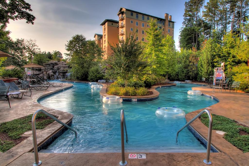 Bazén v ubytování RiverStone Condo Resort & Spa nebo v jeho okolí