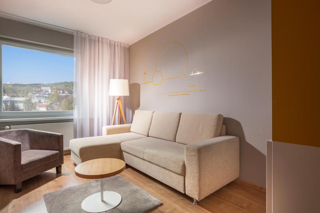 Posezení v ubytování Hotel Golf Prague