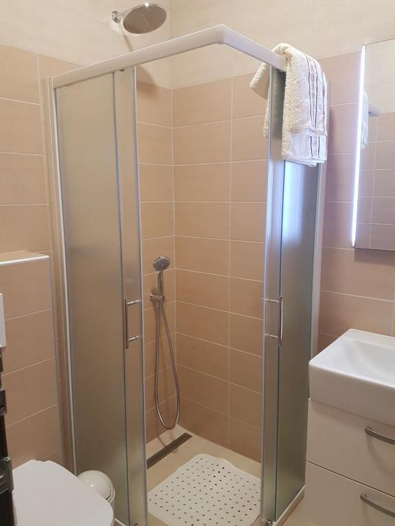 Koupelna v ubytování Guesthouse Galimar