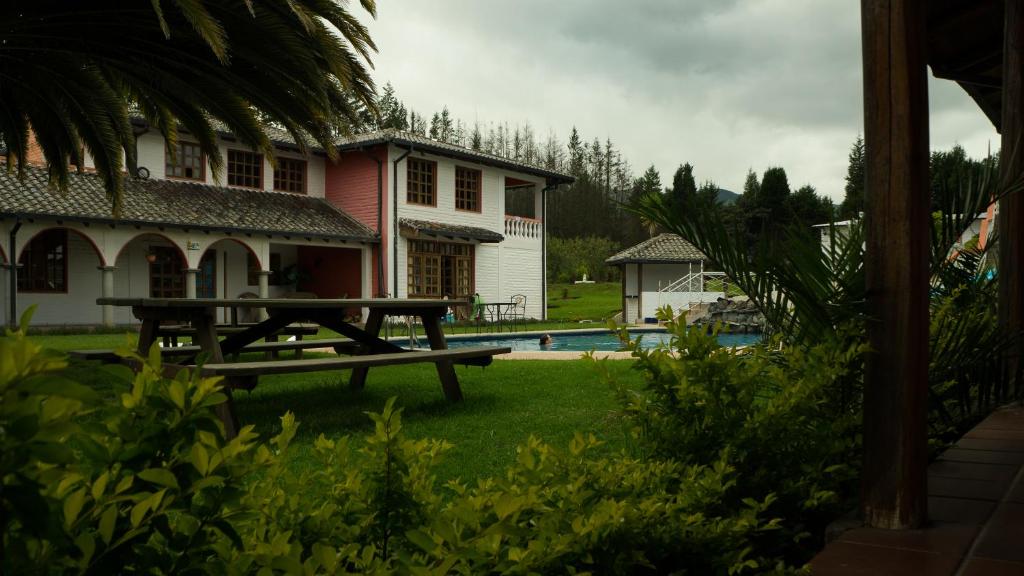 Zahrada ubytování Hosteria San Carlos Tababela