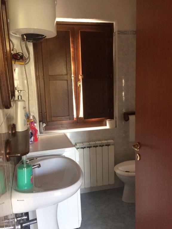 Koupelna v ubytování B&B Al Castello