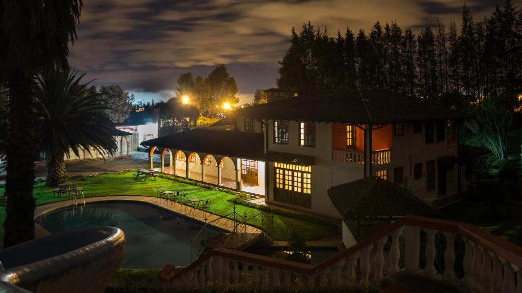Zahrada ubytování Hosteria San Carlos Tababela