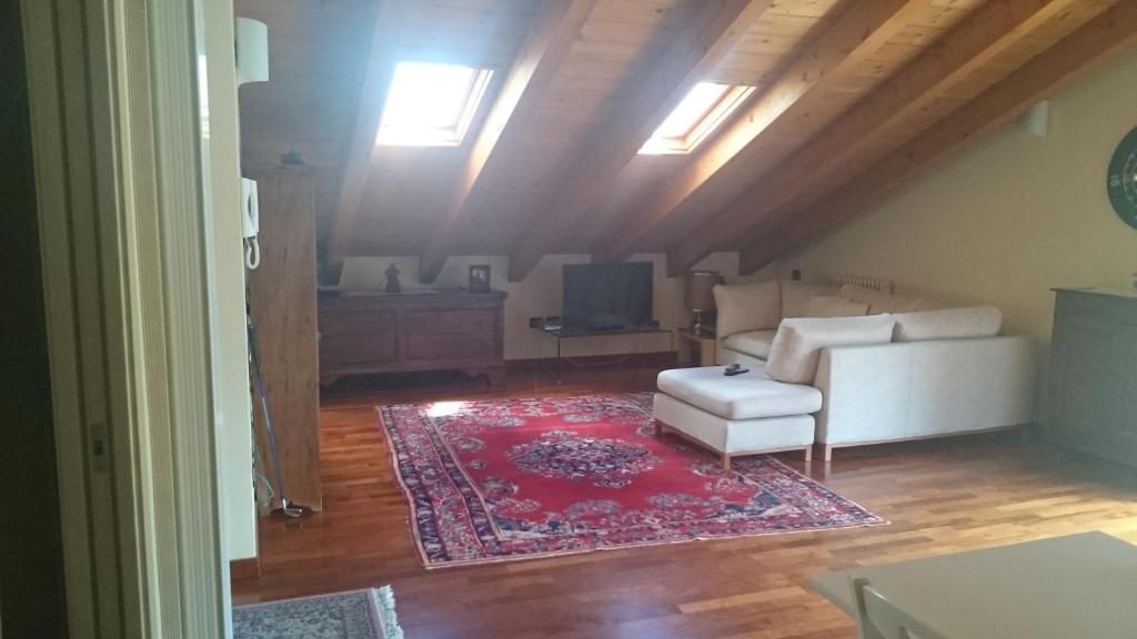 Posezení v ubytování Casa dei Mulini