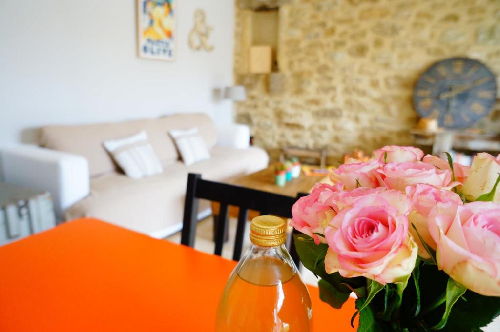 Posezení v ubytování Le clos des oliviers