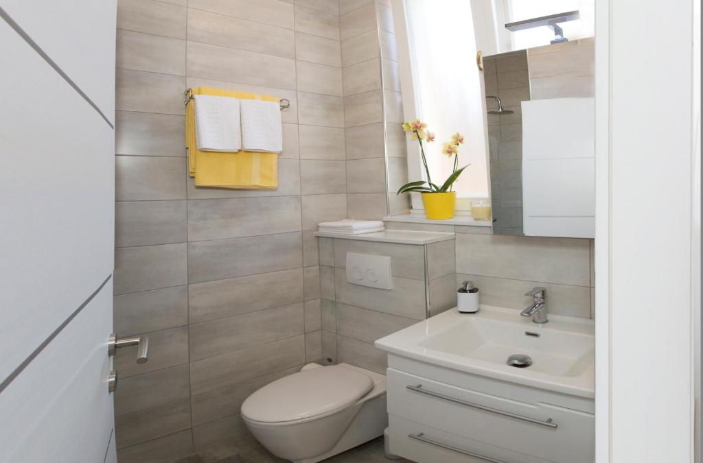Koupelna v ubytování Apartment & Room Split Lea