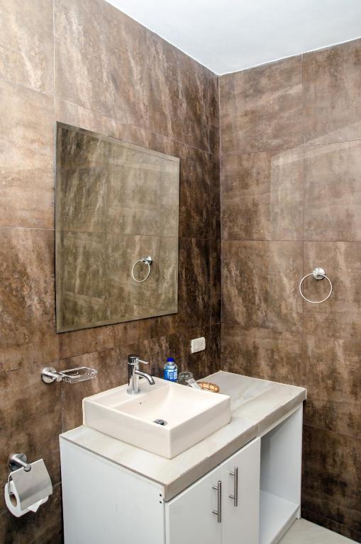 Koupelna v ubytování Hotel Vistalmar