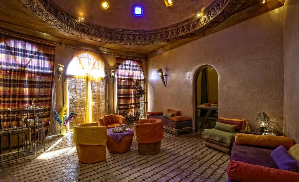 Posezení v ubytování Hotel Kasbah Le Mirage & Spa