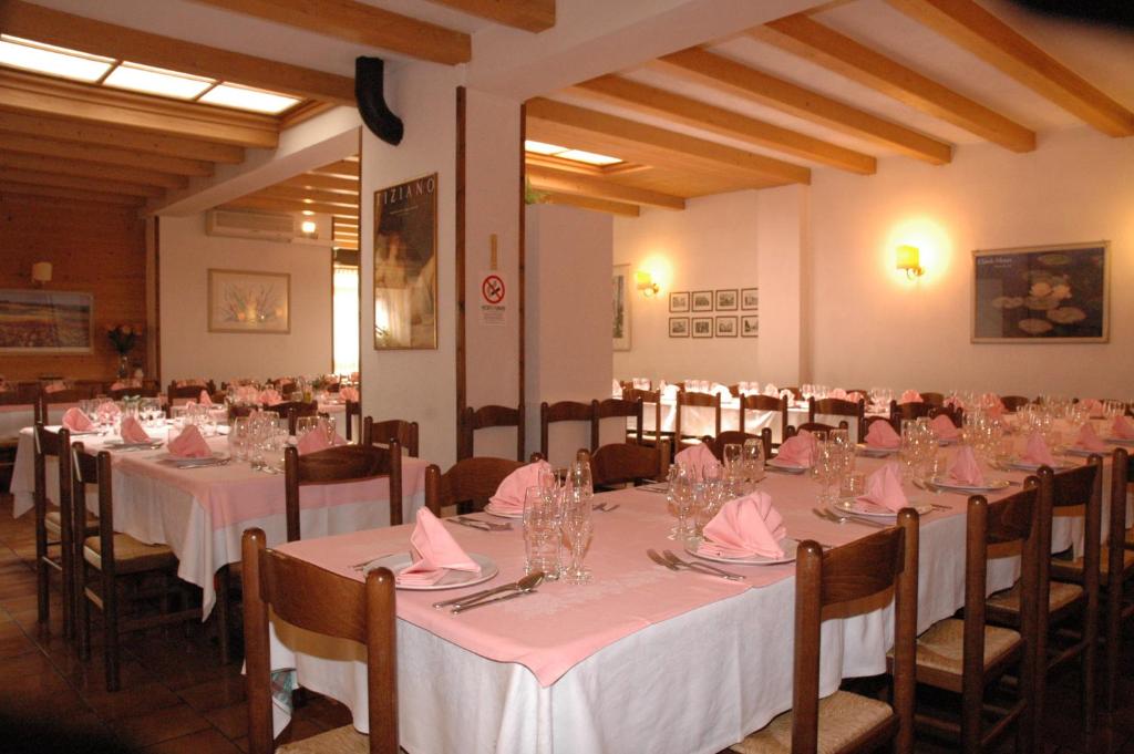 Restaurace v ubytování Hotel Al Pelmo Wellness