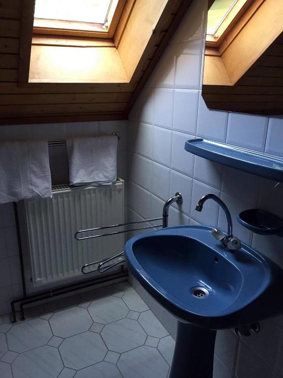 Koupelna v ubytování Tahiti Vendégpark