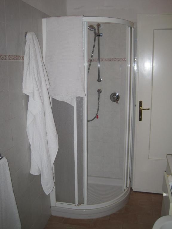 Koupelna v ubytování B&B Fattore