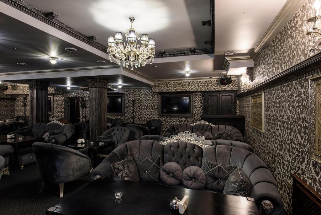 Posezení v ubytování Premium Hotel