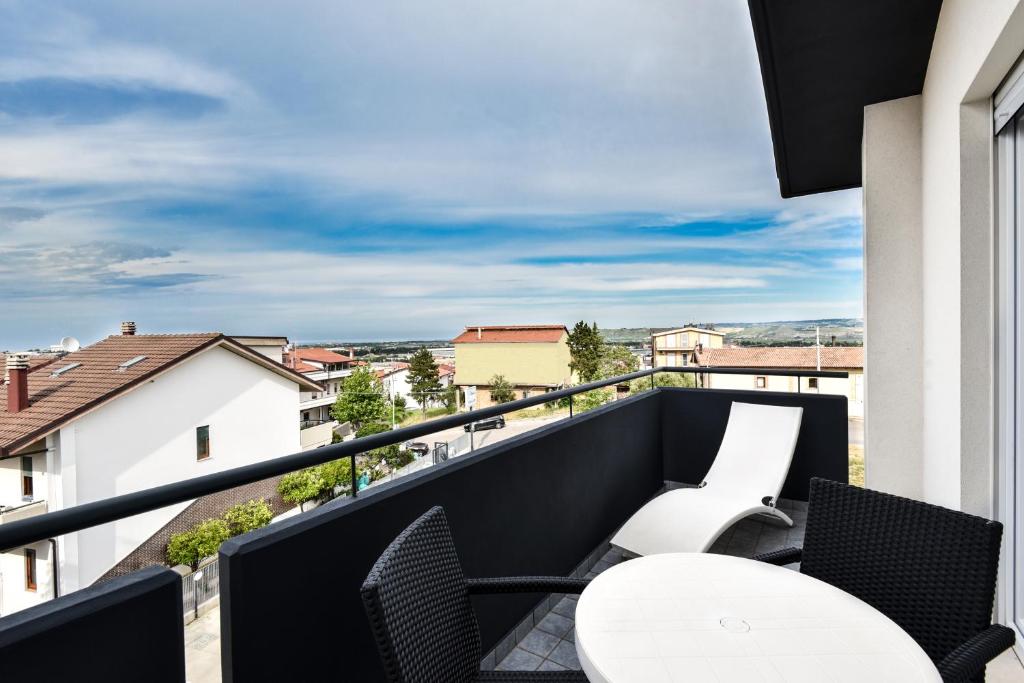 Balkón alebo terasa v ubytovaní Villa Bianca Hotel & Spa