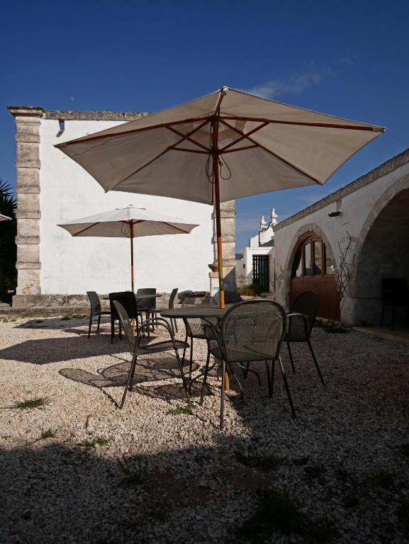 Patio nebo venkovní prostory v ubytování Masseria Maccarone