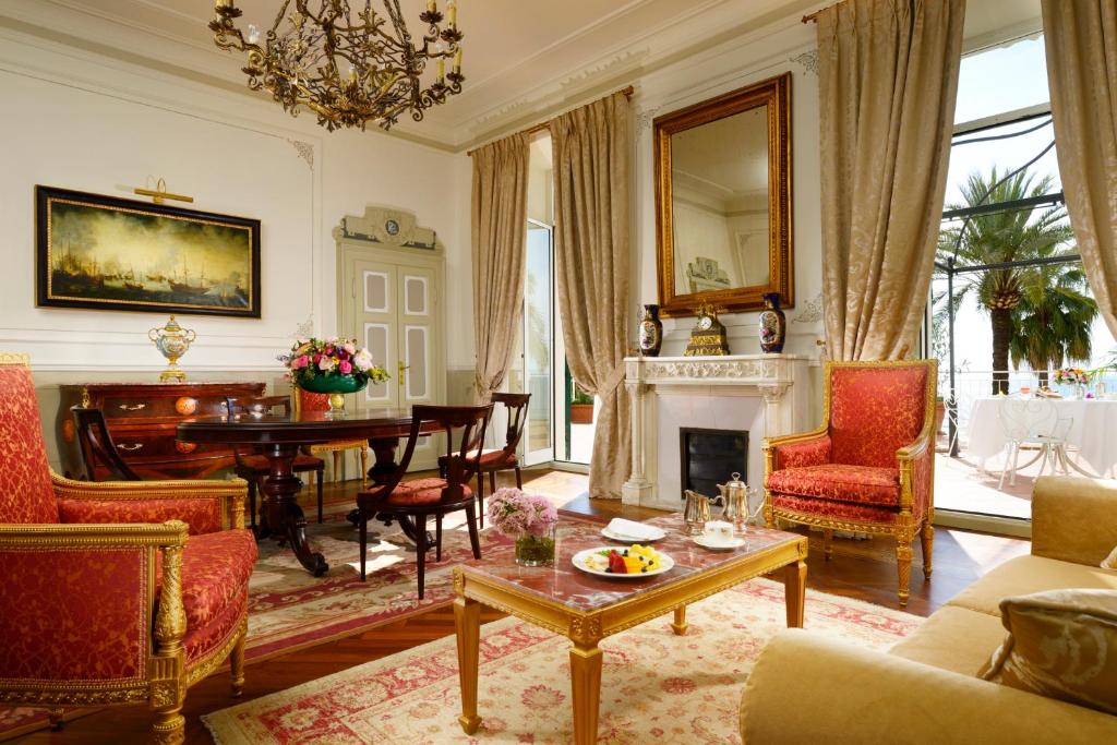 Posezení v ubytování Royal Hotel Sanremo