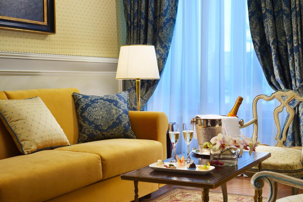 Posezení v ubytování Royal Hotel Sanremo