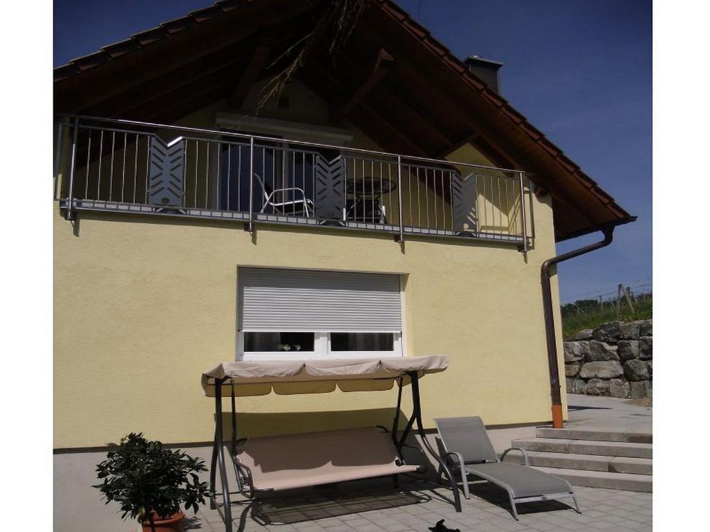 Balkón nebo terasa v ubytování Ferienwohnung am Weinberg