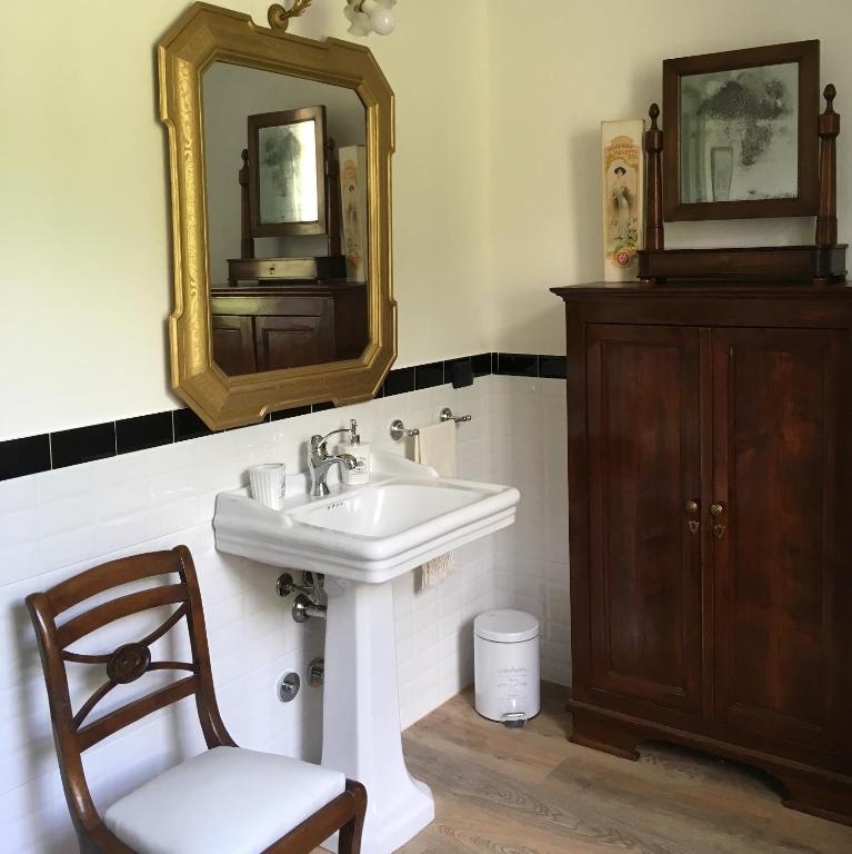 Koupelna v ubytování B&B Corte Seguini