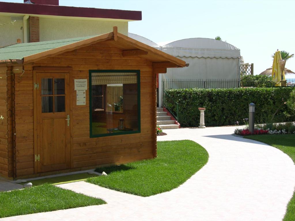 Zahrada ubytování Hotel Righetto Fronte Mare