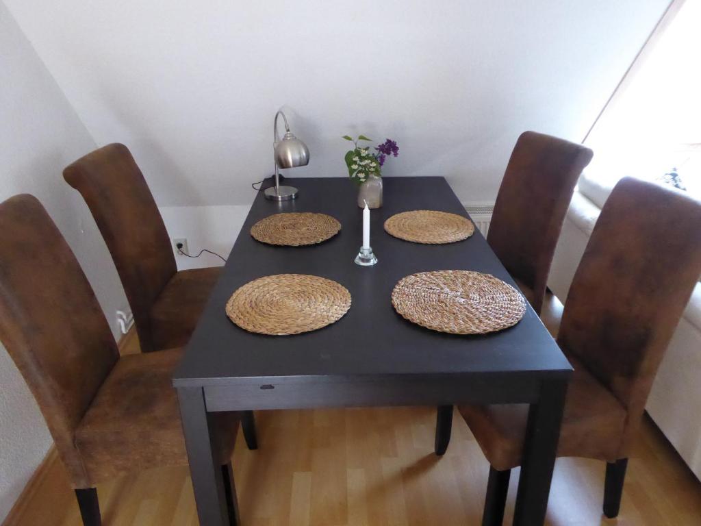 Posezení v ubytování Ostseeferienwohnung Storchennest