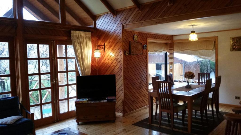 TV a/nebo společenská místnost v ubytování Tatas Haus