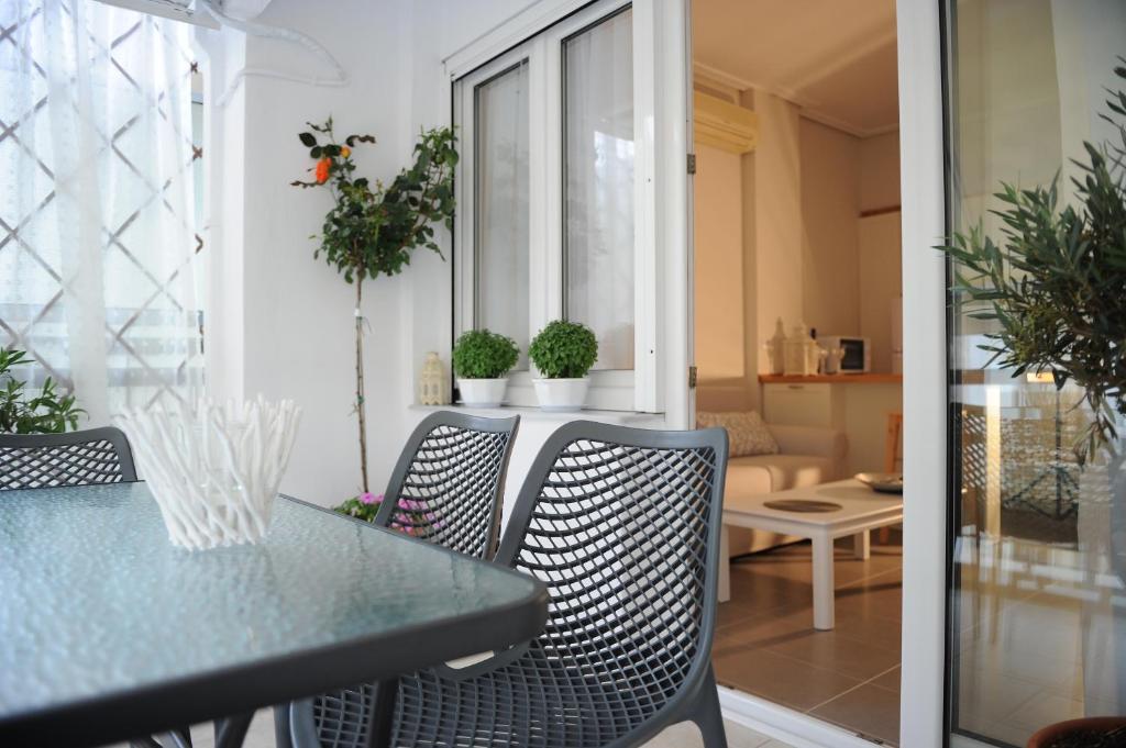 Część wypoczynkowa w obiekcie Evangelia Rooms & Αpartments - B