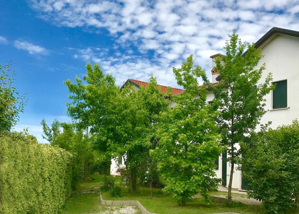 Vonkajšia záhrada v ubytovaní Chez Alberto
