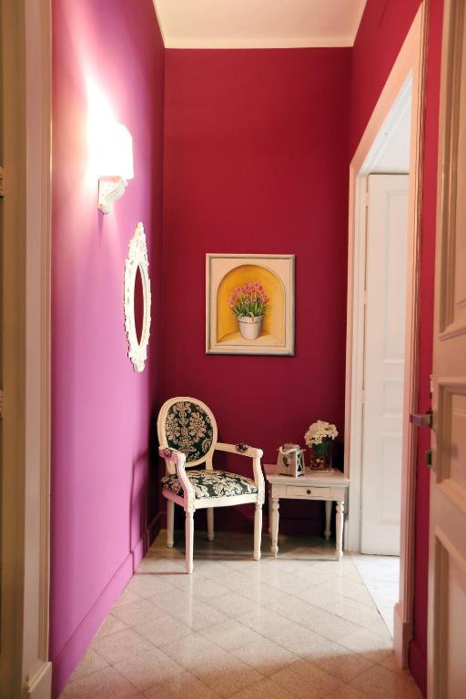 Posezení v ubytování B&B Antonello da Messina