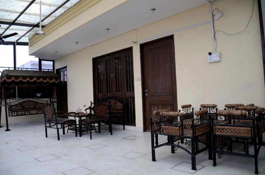 Balkón nebo terasa v ubytování Mohini Home Stay