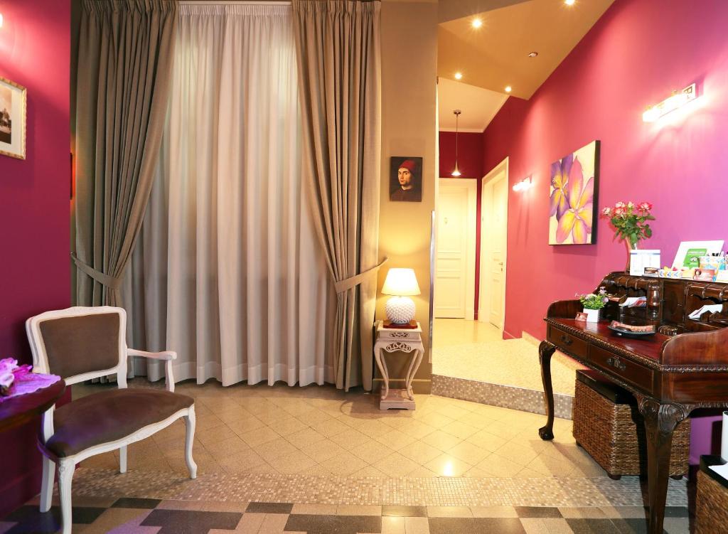 Posezení v ubytování B&B Antonello da Messina