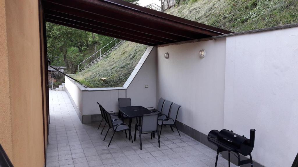 Balkón nebo terasa v ubytování Relax na Morave
