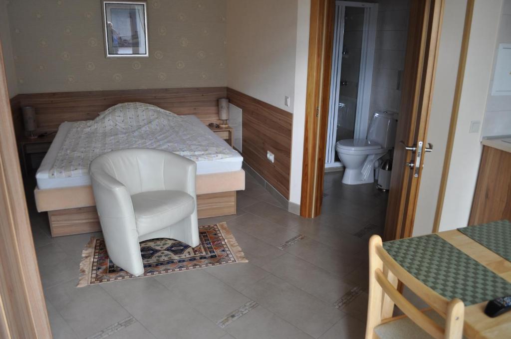 Koupelna v ubytování Molo Užeiga Inn