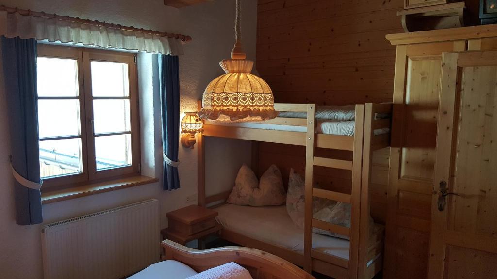 Posteľ alebo postele v izbe v ubytovaní Bio-Berghof
