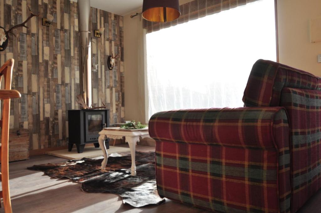 A television and/or entertainment centre at El Jardin de Manuela