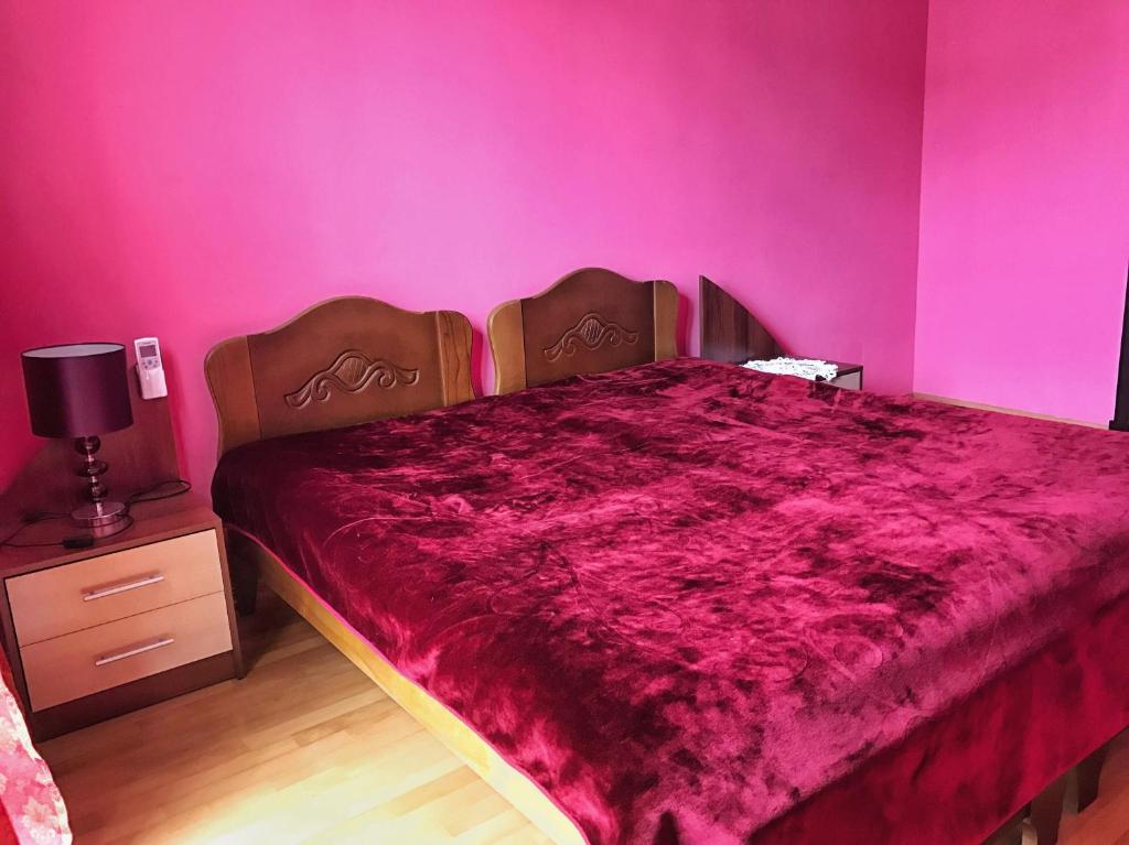 Postel nebo postele na pokoji v ubytování Gurami Guest House 1