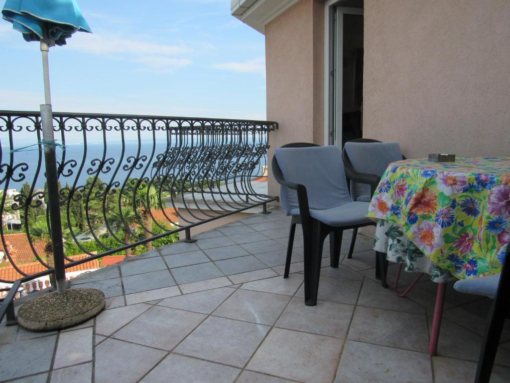 Balkon lub taras w obiekcie Apartments Villa Palme