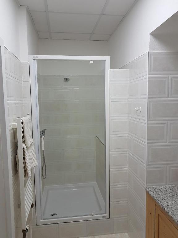 Koupelna v ubytování Apartmany u Dvora