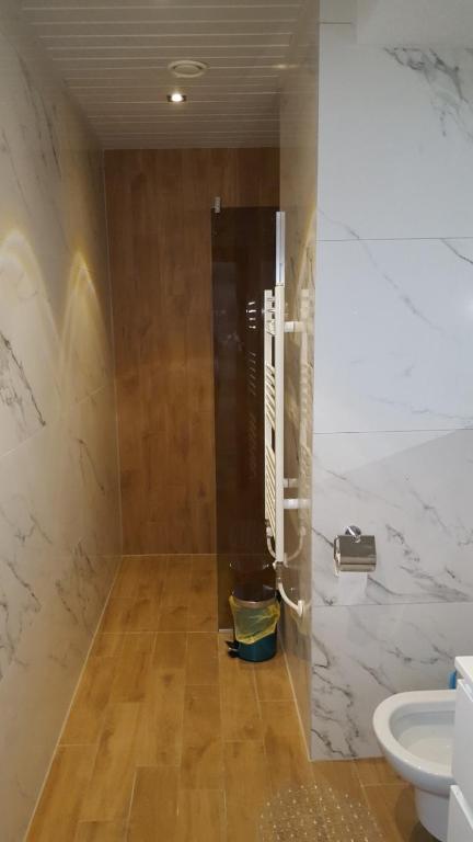 Koupelna v ubytování Hotel Emka
