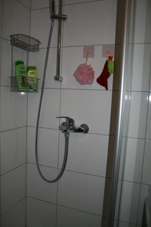 Koupelna v ubytování Das Hanse Quartier