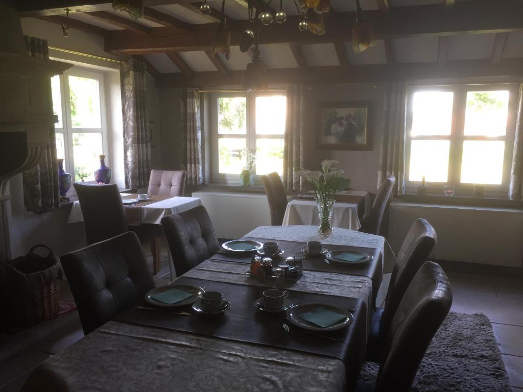 Posezení v ubytování B&B Decoster