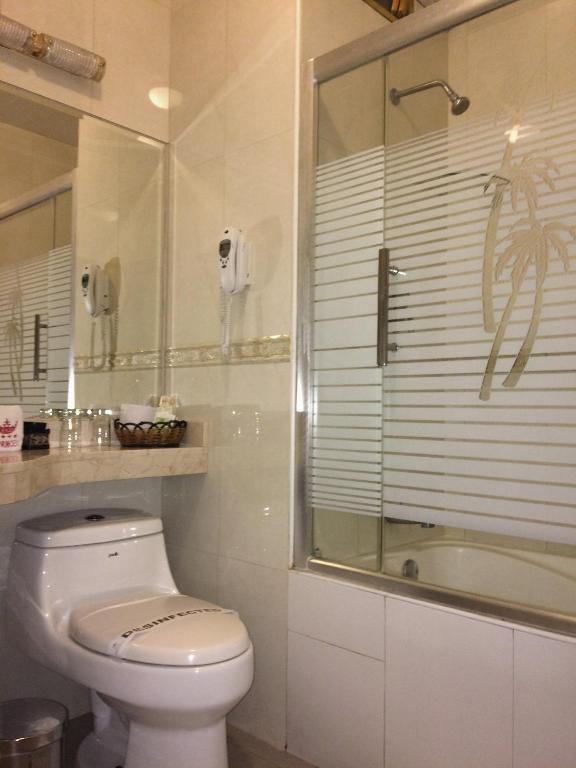 Koupelna v ubytování Hotel Princesa