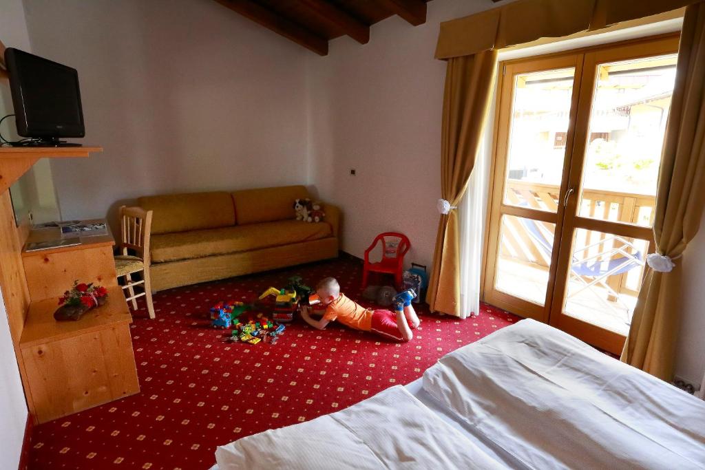 Postel nebo postele na pokoji v ubytování Hotel Fantelli
