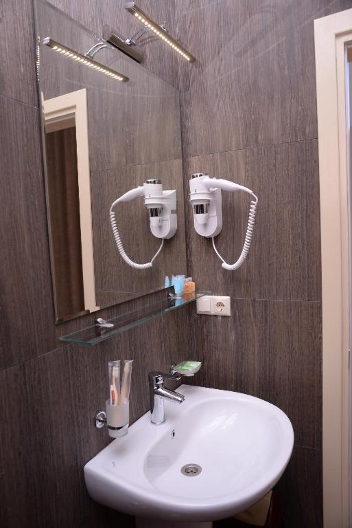 Koupelna v ubytování Hotel Varios