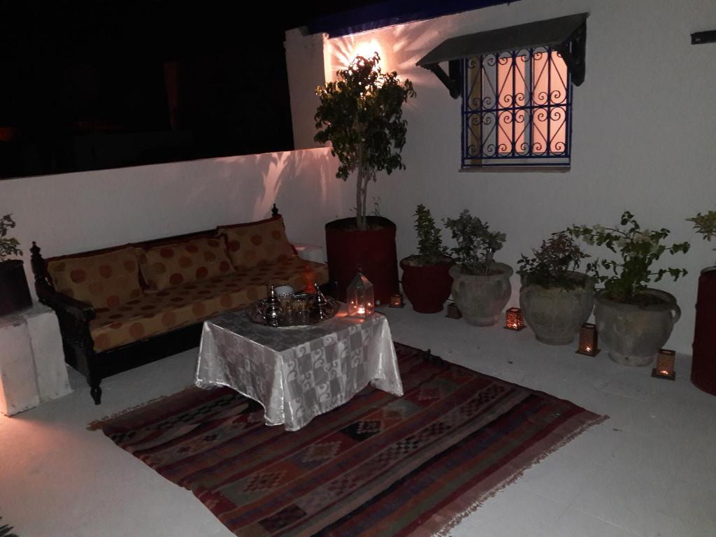 Area soggiorno di Dar kenza Tunis