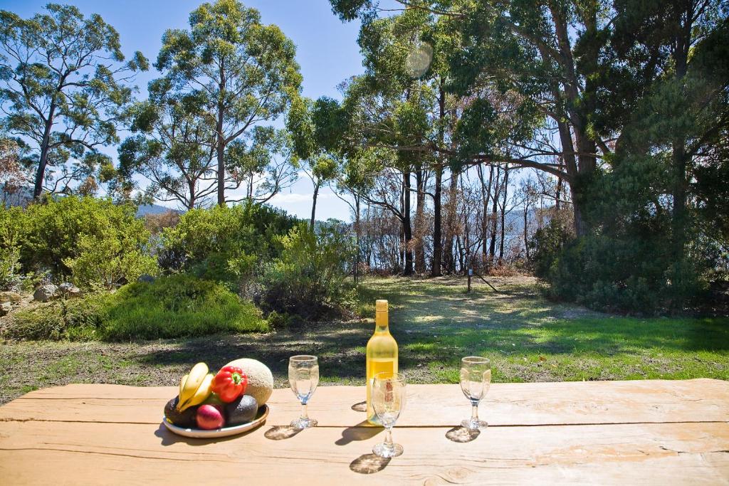 Nápoje v ubytování Bay Retreat Port Arthur